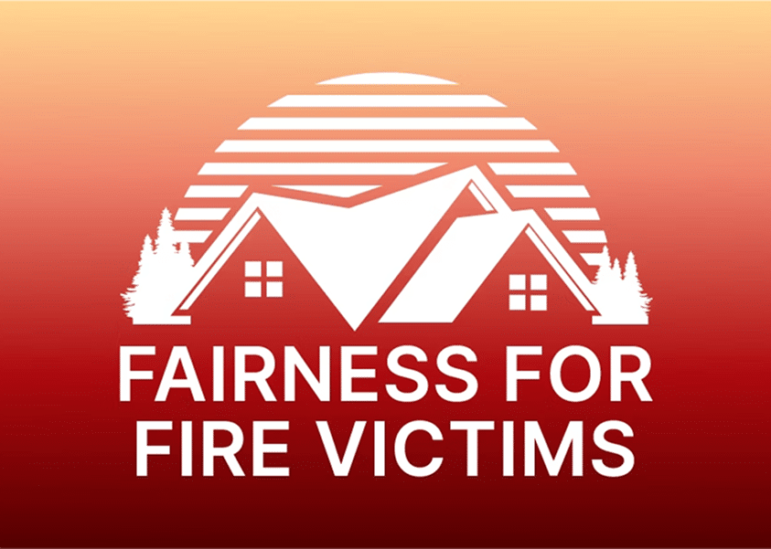 Fairness for fire victims Logo