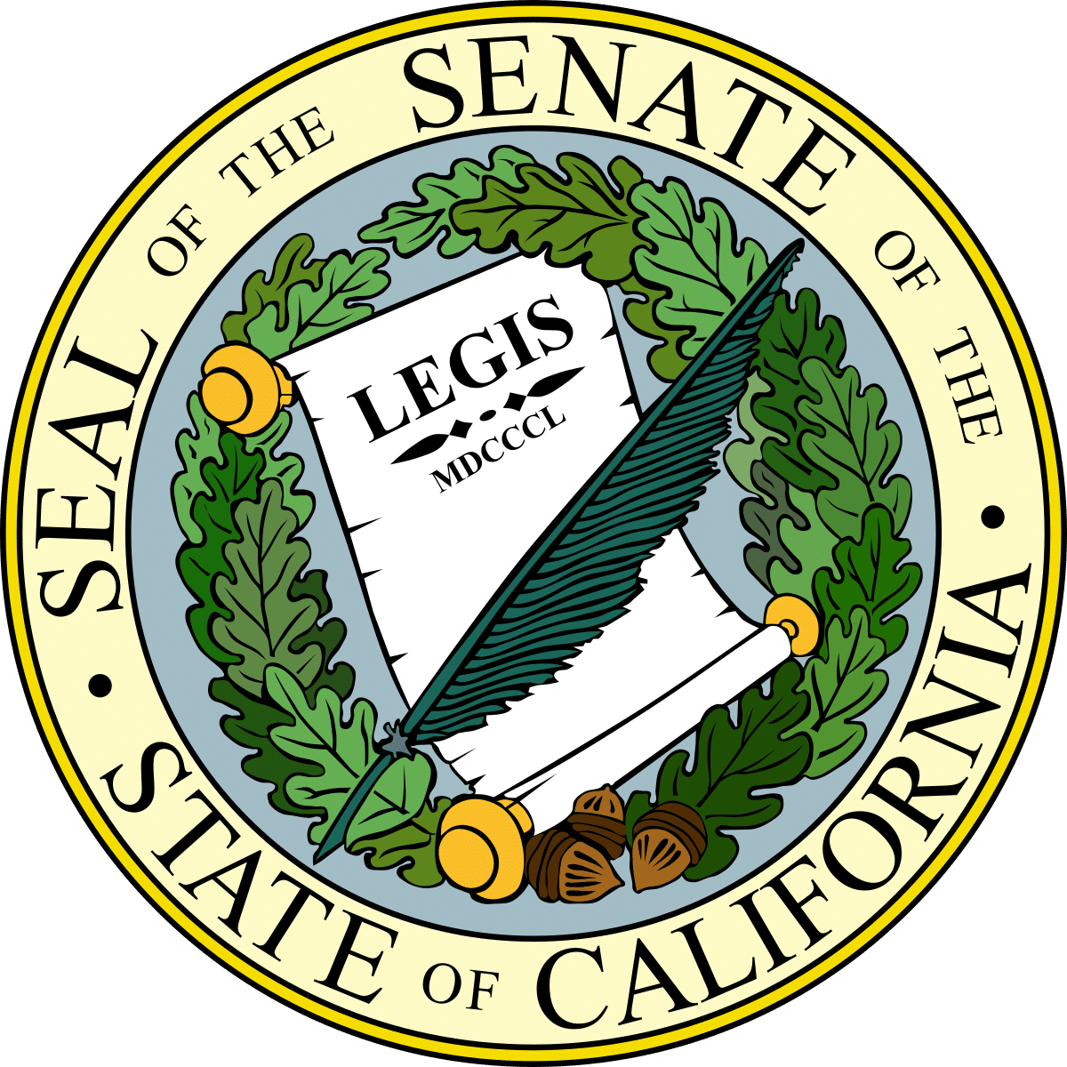 Seal of The Senate Of The State Of California Logo